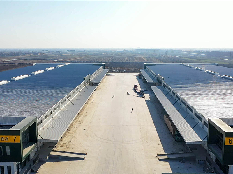 gudang struktur baja ringan