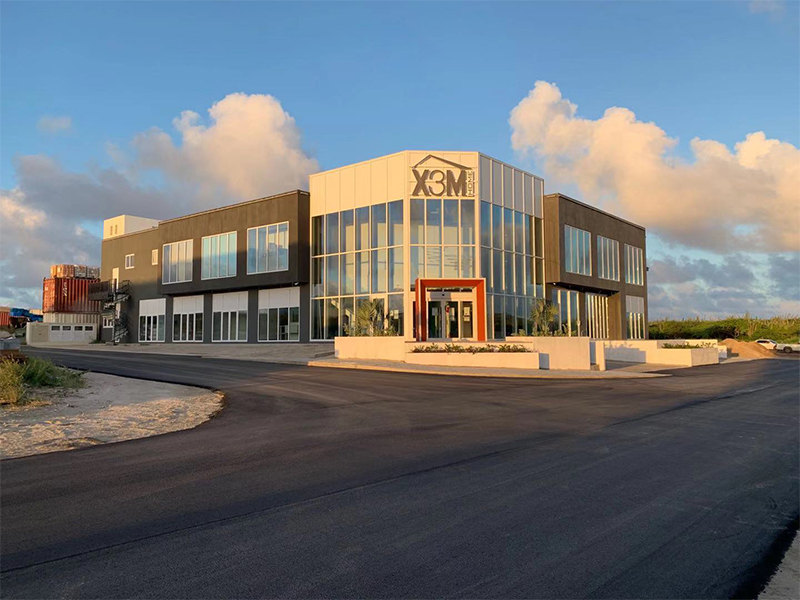 صورة لحل قاعة عرض فولاذية مع دعامات معدنية هيكلية